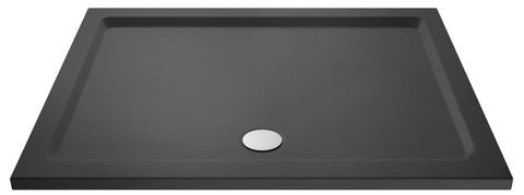 Hudson Reed TR71041 Rectangular Shower Tray 1500 x 700mm, Slate Grey