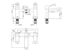 Hudson Reed SOA304 Soar Bath Shower Mixer, Chrome