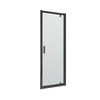 Image of Nuie SQPD90BP 900mm Black Profile Pivot Door