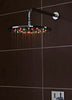 Image of Nuie STY071 Round LED Fixed Shower Head, Chrome