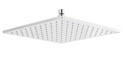 Nuie STY072 Square LED Fixed Shower Head, Chrome