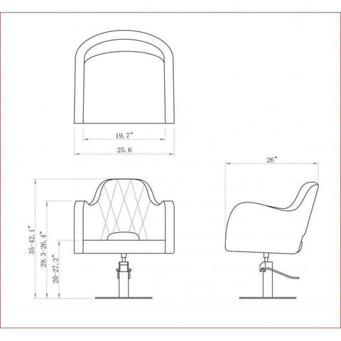 DIR Salon Styling Chair Arend DIR 1841 - Houux