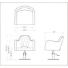 Image of DIR Salon Styling Chair Arend DIR 1841 - Houux