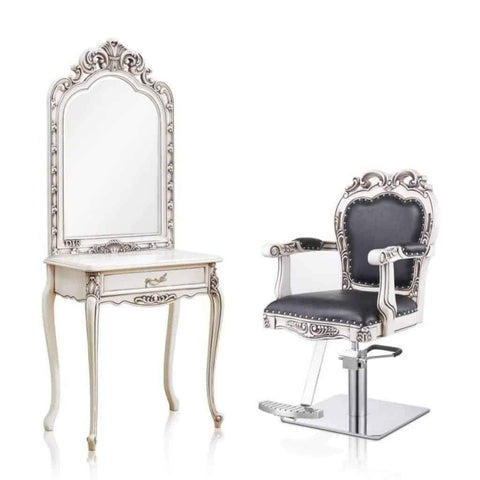 DIR Salon Styling Station and Styling Chair Salon Package DIR 6661-1666 - Houux