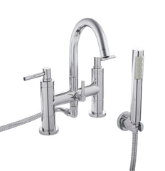 Hudson Reed TEL354 Tec Lever Bath Shower Mixer, Chrome