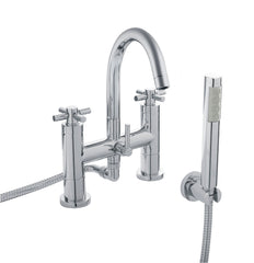 Hudson Reed TEX354 Tec Crosshead Bath Shower Mixer, Chrome