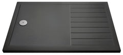 Hudson Reed TR711680 Rectangular Walk-In Shower Tray 1600 x 800mm, Slate Grey