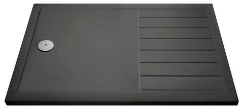 Hudson Reed TR711770 Rectangular Walk-In Shower Tray 1700 x 700mm, Slate Grey