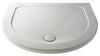 Image of Hudson Reed NTP095 D Shape Shower Tray 1050mm, White