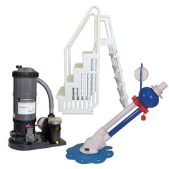 Above Ground Pool Cartridge Filter Equipment Package
