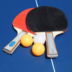 Back Stop 9-Foot Table Tennis for Family Game Rooms with Foldable Halves for Individual Play