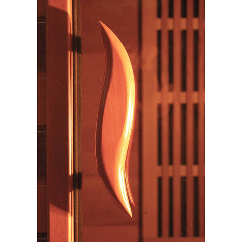 Yukon 2-Person Cedar Deluxe Infrared Sauna w/ 6 Carbon Heaters - Houux