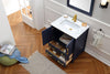 Image of Legion Furniture WA7930-B 30" Solid Wood Sink Vanity With Mirror, No Faucet - Houux