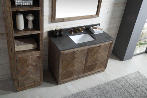 Legion Furniture WH8560 60" Wood Sink Vanity Match With Marble WH 5160" Top, No Faucet - Houux