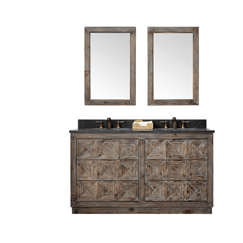 Legion Furniture WH8760 60" Wood Sink Vanity Match With Marble Wh 5160" Top, No Faucet - Houux
