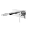 Image of Hudson Reed WIL328 Willow Wall Plated Single Lever Basin Mixer, Chrome