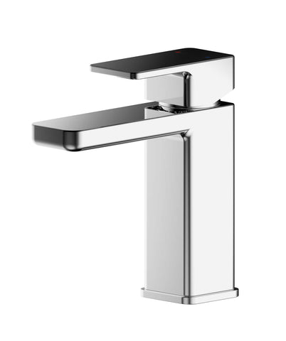 Nuie WIN315 Windon Mini Basin Mixer With Push Button Waste, Chrome