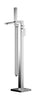 Image of Nuie WIN321 Windon Freestanding Bath Shower Mixer, Chrome