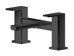 Nuie WIN403 Windon Deck Mounted Bath Filler, Matt Black