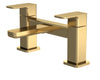 Image of Nuie WIN803 Windon Deck Mounted Bath Filler, Brushed Brass