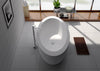 Image of Legion Furniture WJ8615-W 74.8" White Matt Solid Surface Tub, No Faucet - Houux