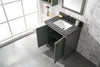 Image of Legion Furniture WLF2130-PG 30" Pewter Green Finish Sink Vanity Cabinet With Blue Lime Stone Top - Houux