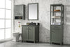 Image of Legion Furniture WLF2130-PG 30" Pewter Green Finish Sink Vanity Cabinet With Blue Lime Stone Top - Houux