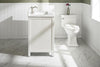 Image of Legion Furniture WLF2130-W 30" White Finish Sink Vanity Cabinet With Carrara White Top - Houux