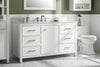 Image of Legion Furniture WLF2160S-W 60" White Finish Single Sink Vanity Cabinet With Carrara White Top - Houux