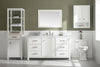 Image of Legion Furniture WLF2160S-W 60" White Finish Single Sink Vanity Cabinet With Carrara White Top - Houux