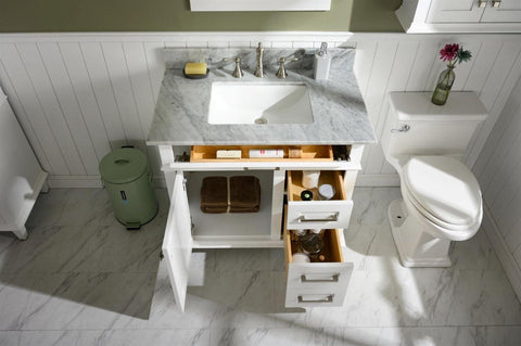 Legion Furniture WLF2224-W-TT 24" White Toilet Topper Cabinet - Houux