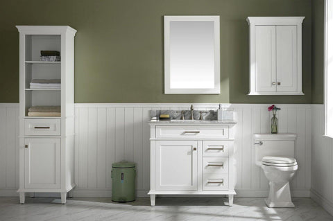 Legion Furniture WLF2224-W-TT 24" White Toilet Topper Cabinet - Houux