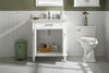 Image of Legion Furniture WLF2230-W 30" White Finish Sink Vanity Cabinet With Carrara White Top - Houux