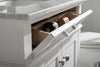 Image of Legion Furniture WLF2230-W 30" White Finish Sink Vanity Cabinet With Carrara White Top - Houux