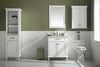 Image of Legion Furniture WLF2230-W 30" White Finish Sink Vanity Cabinet With Carrara White Top - Houux