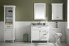 Image of Legion Furniture WLF2236-W 36" White Finish Sink Vanity Cabinet With Carrara White Top - Houux
