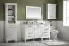 Image of Legion Furniture WLF2260S-W 60" White Finish Single Sink Vanity Cabinet With Carrara White Top - Houux
