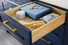 Image of Legion Furniture WLF2280-B 80" Blue Double Sink Vanity Cabinet With Carrara White Quartz Top WLF2280-CW-QZ - Houux