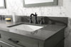 Image of Legion Furniture WLF2280-PG 80" Pewter Green Double Single Sink Vanity Cabinet With Blue Lime Stone Quartz Top WLF2280-BS-QZ - Houux