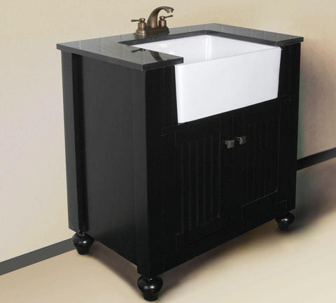 Legion Furniture WLF6022-E 30" Espresso Sink Vanity Without Faucet - Houux