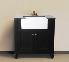 Legion Furniture WLF6022-E 30" Espresso Sink Vanity Without Faucet - Houux