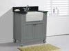 Image of Legion Furniture WLF6022-G 30" Gray Sink Vanity, No Faucet - Houux
