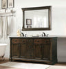 Image of Legion Furniture WLF6036-60 60" Antique Coffee Sink Vanity With Carrara White Top and Matching Backsplash Without Faucet - Houux
