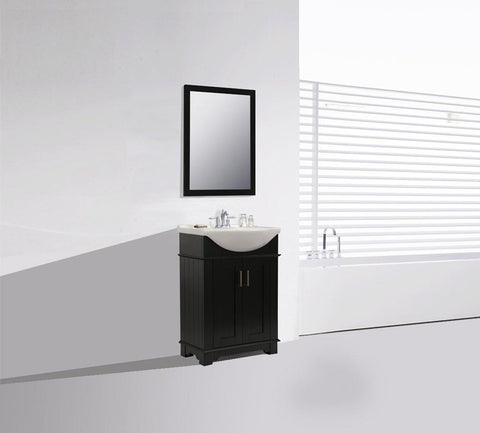 Legion Furniture WLF6042-E 24" Espresso Sink Vanity, No Faucet - Houux