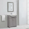 Image of Legion Furniture WLF6042-G 24" Gray Sink Vanity, No Faucet - Houux