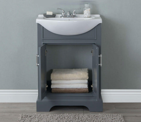 Legion Furniture WLF6046 24" Sink Vanity, No Faucet - Houux