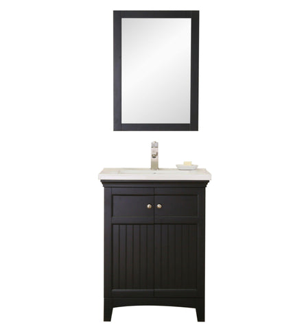 Legion Furniture WLF7016-E 24" Espresso Sink Vanity, No Faucet - Houux