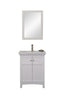 Image of Legion Furniture WLF7016-W 24" White Sink Vanity, No Faucet - Houux