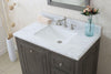 Image of Legion Furniture WLF7034-36 36" Silver Gray Sink Vanity Cabinet Match With Wlf6036-37 Top, No Faucet - Houux