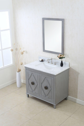 Legion Furniture WLF7036-36 36" Gray Sink Vanity Cabinet Match With Wlf6036-37 Top, No Faucet - Houux